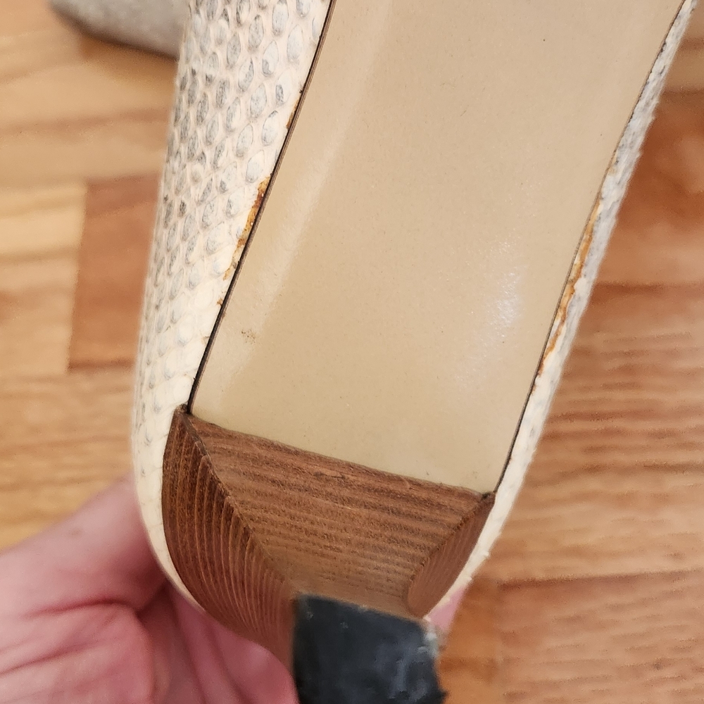Gucci Beige Women's Heels Pumps 8B - Picture 12 of 13
